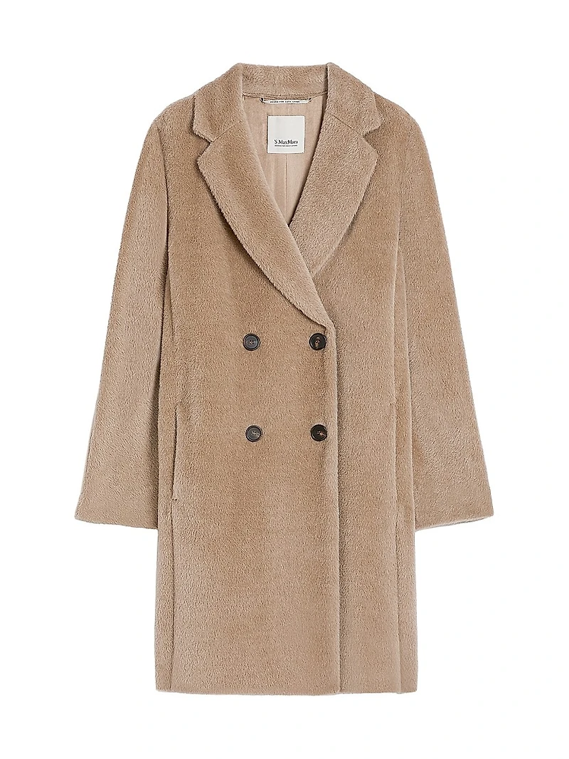 Roseto Alpaca-Blend Double-Breasted Coat