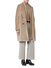 Roseto Alpaca-Blend Double-Breasted Coat
