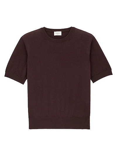 T-Shirt Sweater in Wool