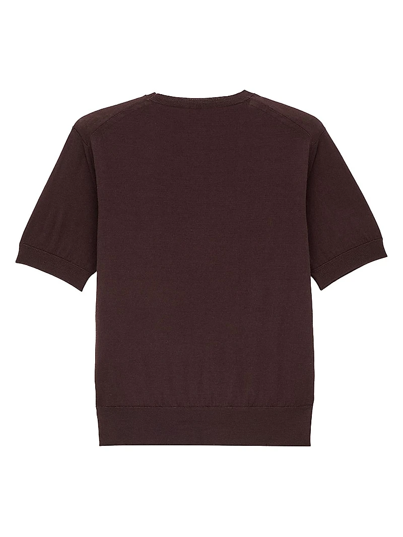 T-Shirt Sweater in Wool