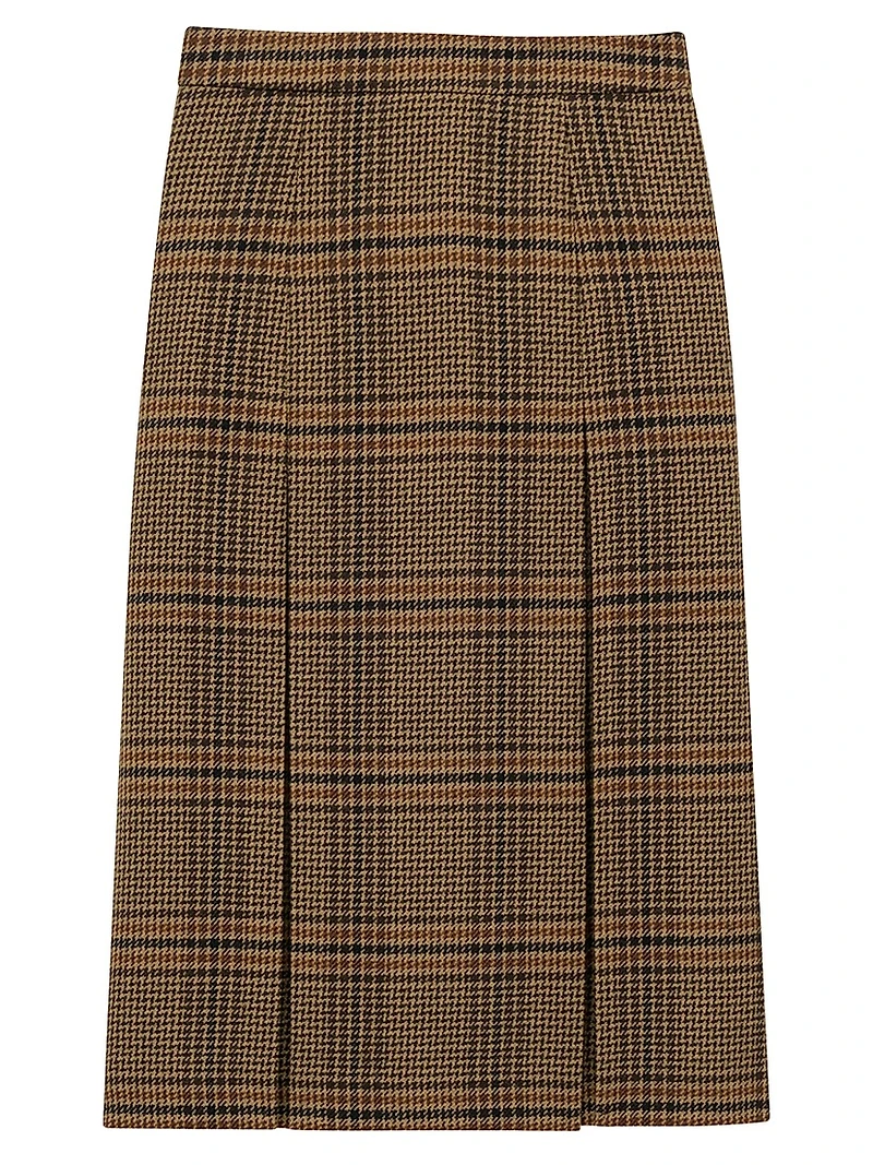 Midi Skirt in Prince of Wales