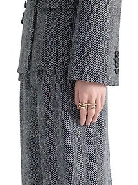 Chain Link Double Fingers Metal