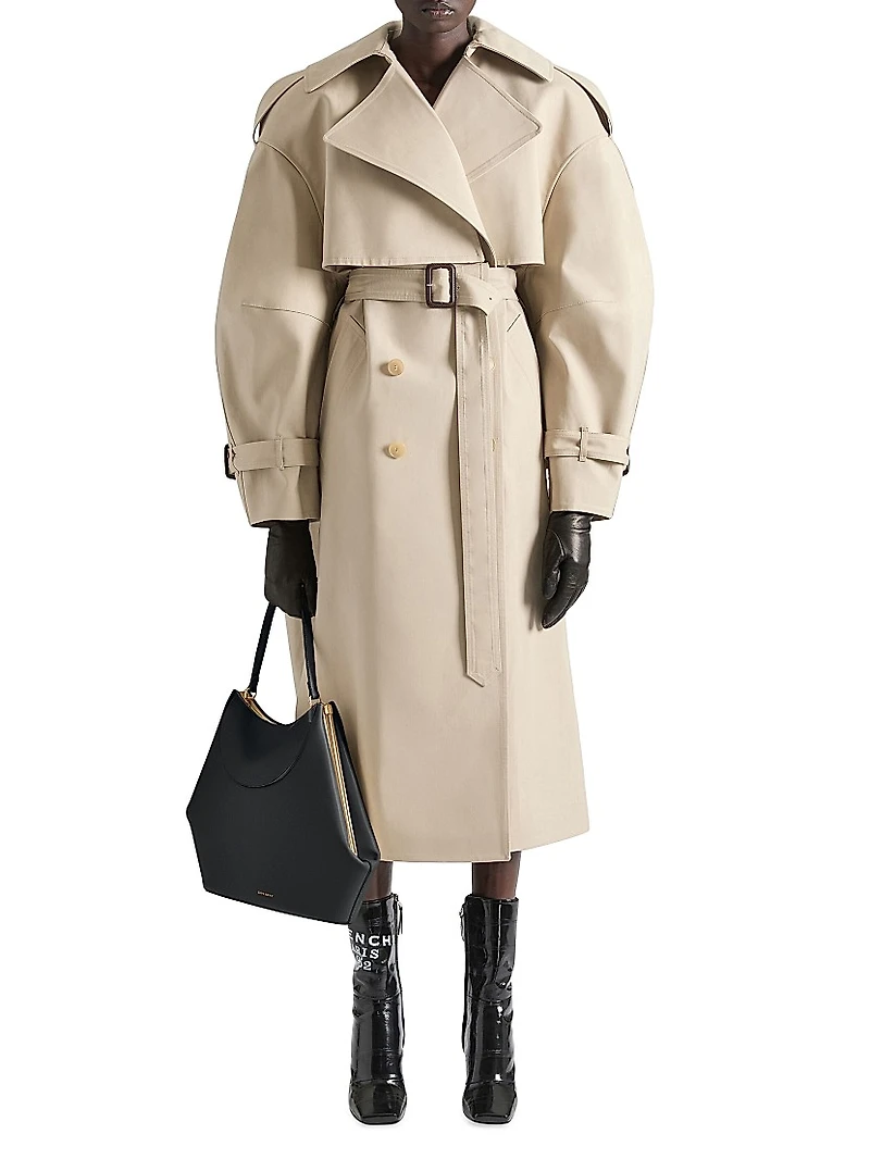Sliced Square Tape Ankle Boots Leather