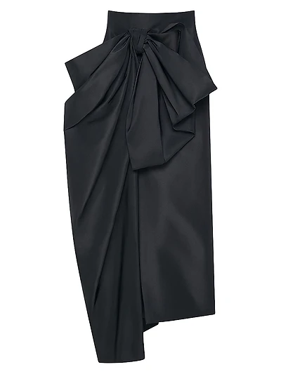 Midi Skirt with Bow
