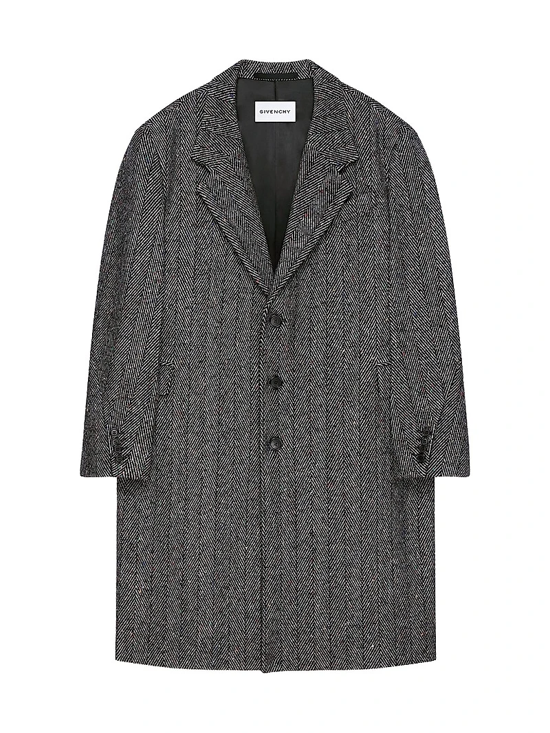Coat Wool Herringbone
