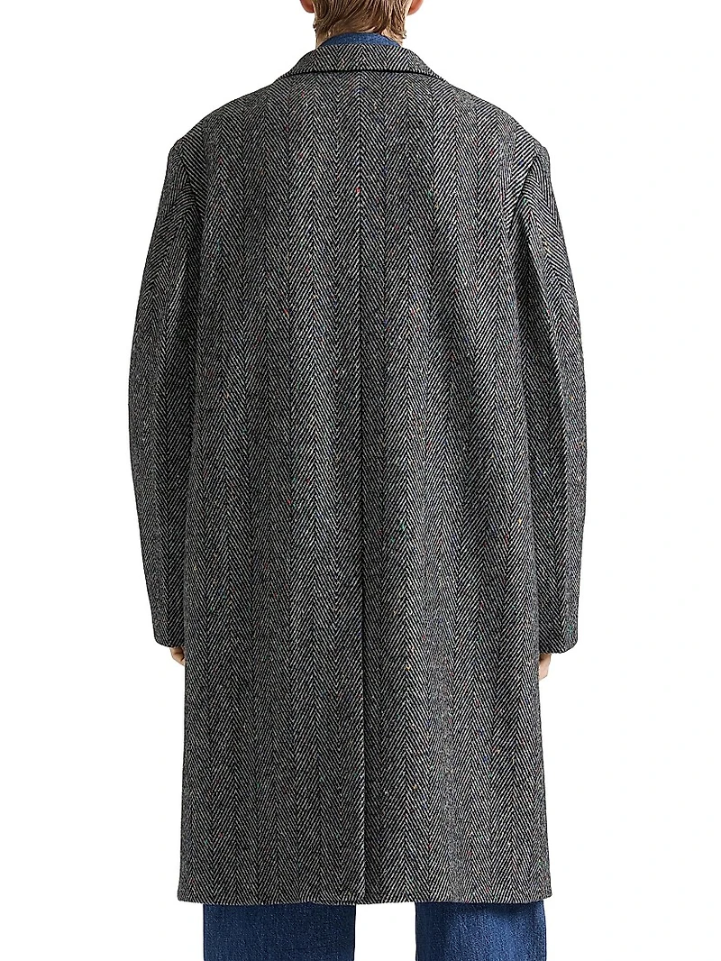 Coat Wool Herringbone