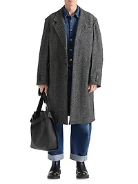 Coat Wool Herringbone