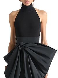 Knitted Top with Open Back