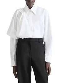 Shirt Poplin with Bow