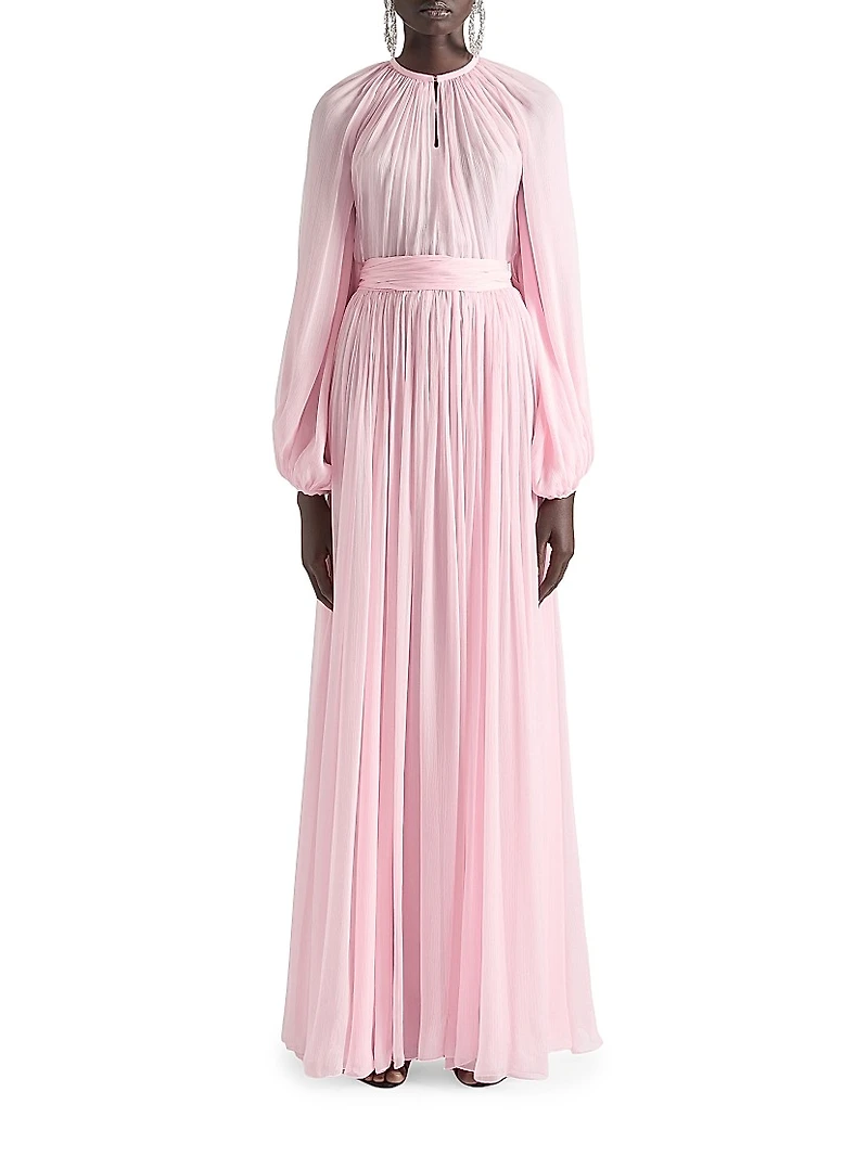 Evening Dress Silk Chiffon