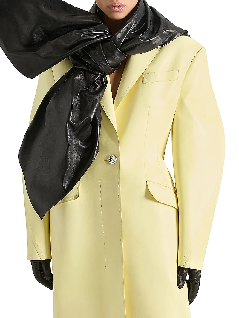 Coat in Leather