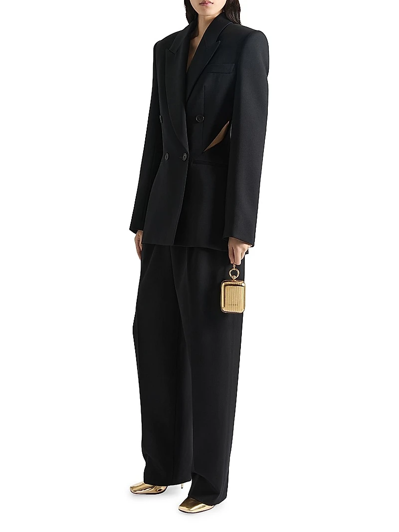 Slashed Jacket Wool