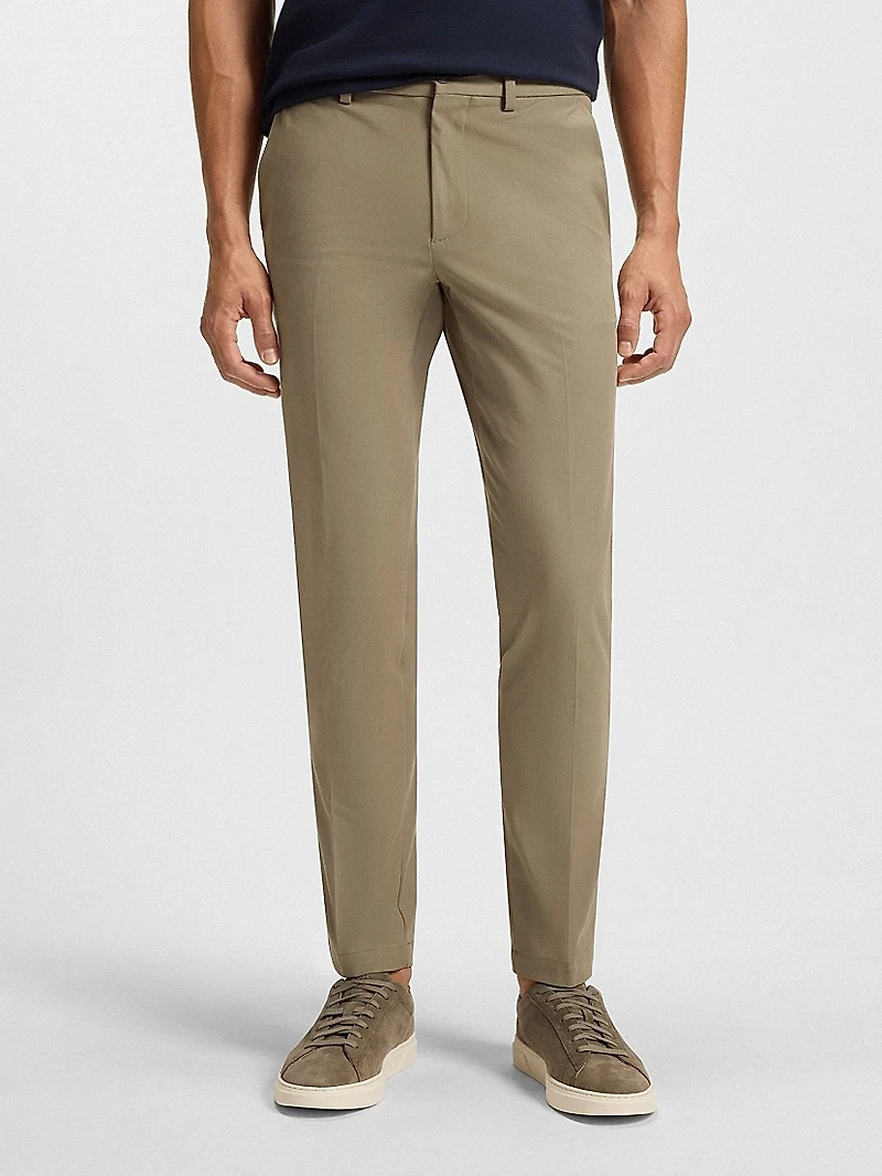Slim-Fit Pants a Stretch-Cotton