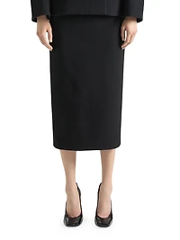 Midi Skirt Crepe