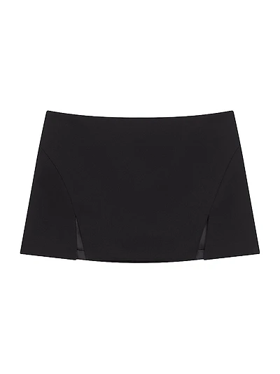 Mini Cut-Out Skirt Wool