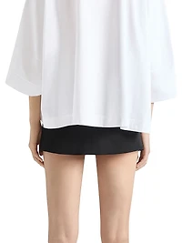 Mini Cut-Out Skirt Wool