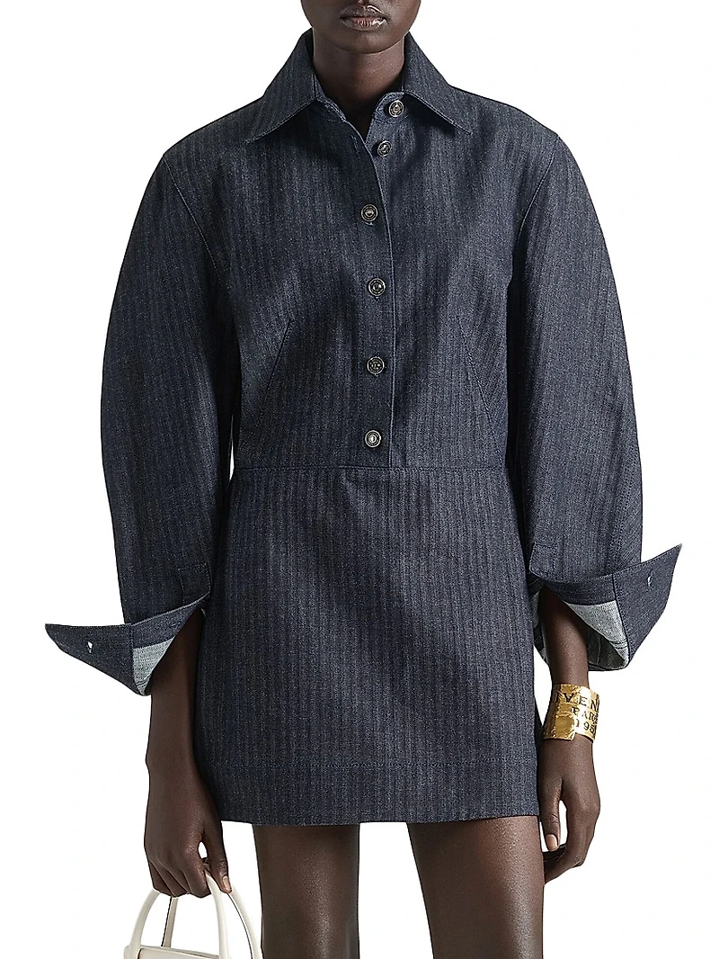 Dress Denim Herringbone