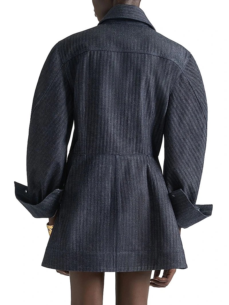 Dress Denim Herringbone