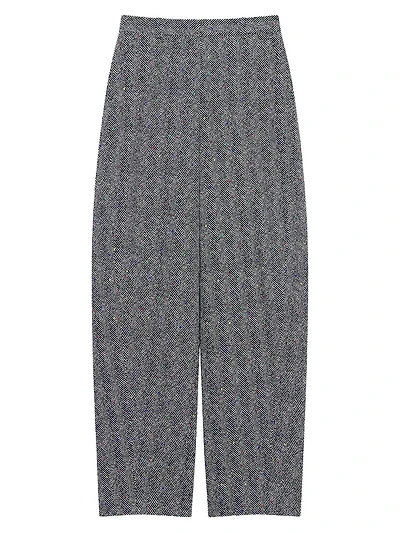 Tailored Pants Cotton Herringbone