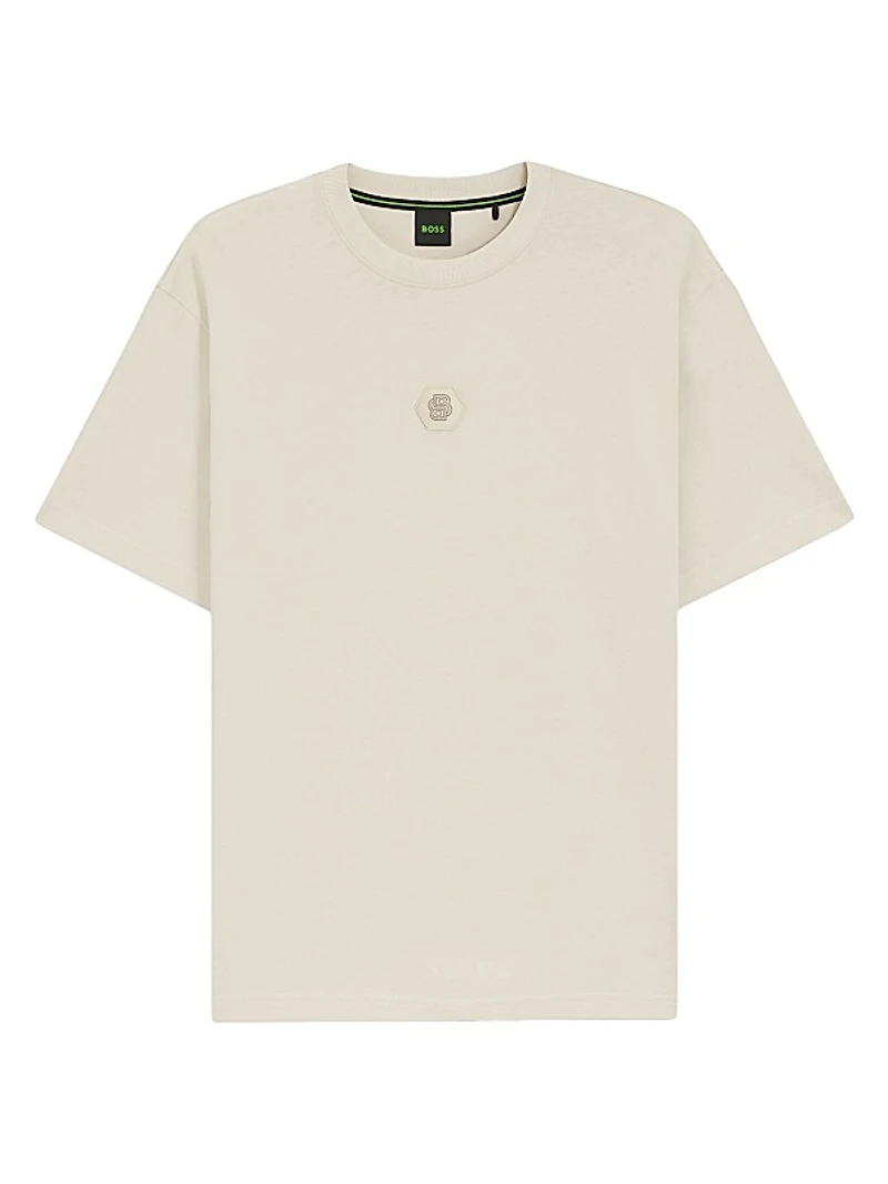 Cotton-Jersey T-Shirt with Double B Monogram