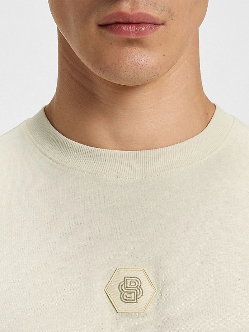 Cotton-Jersey T-Shirt with Double B Monogram