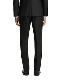 Slim-Fit Three-Piece Suit Patterned Wool