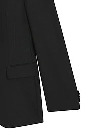 Slim-Fit Three-Piece Suit Patterned Wool