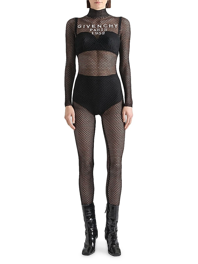 Jumpsuit in Mesh with Paris 1952