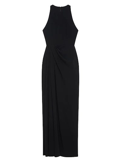Draped Evening Dress