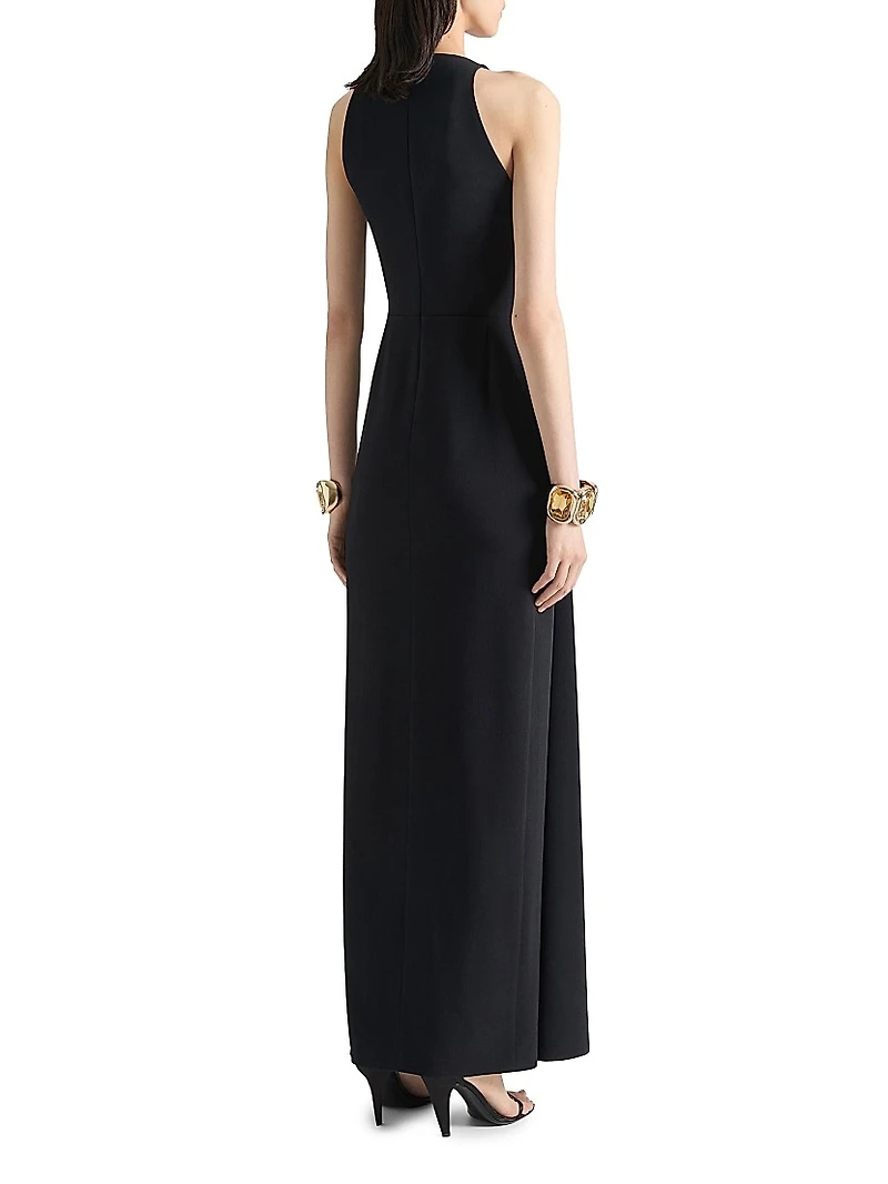 Draped Evening Dress