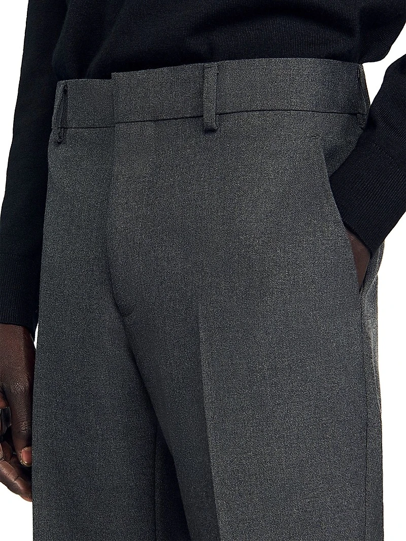 Wool Suit Trousers