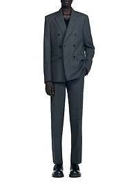 Double-Breasted Suit Jacket
