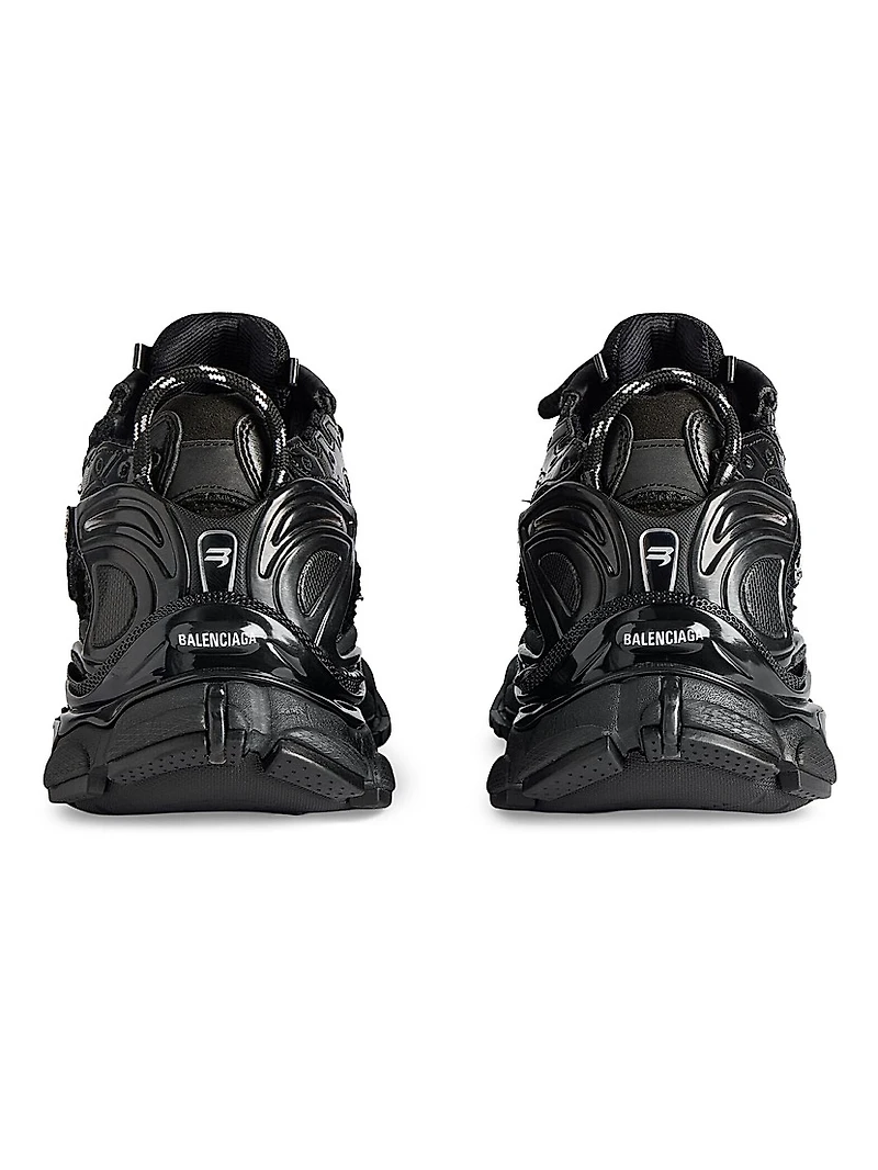 Runner Sneakers with Rhinestones