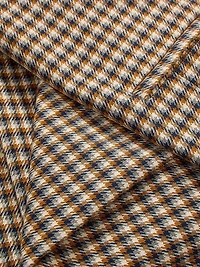 Kean Houndstooth Slim-Leg Flare Pants