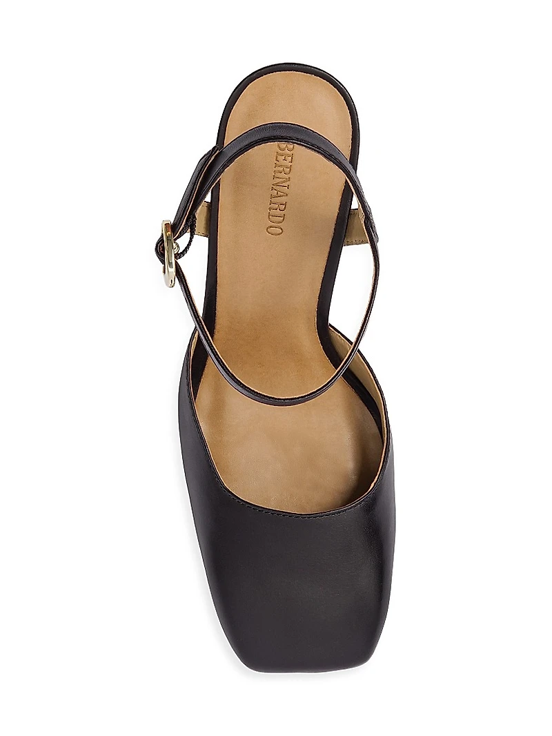 Gama Square Toe Pumps