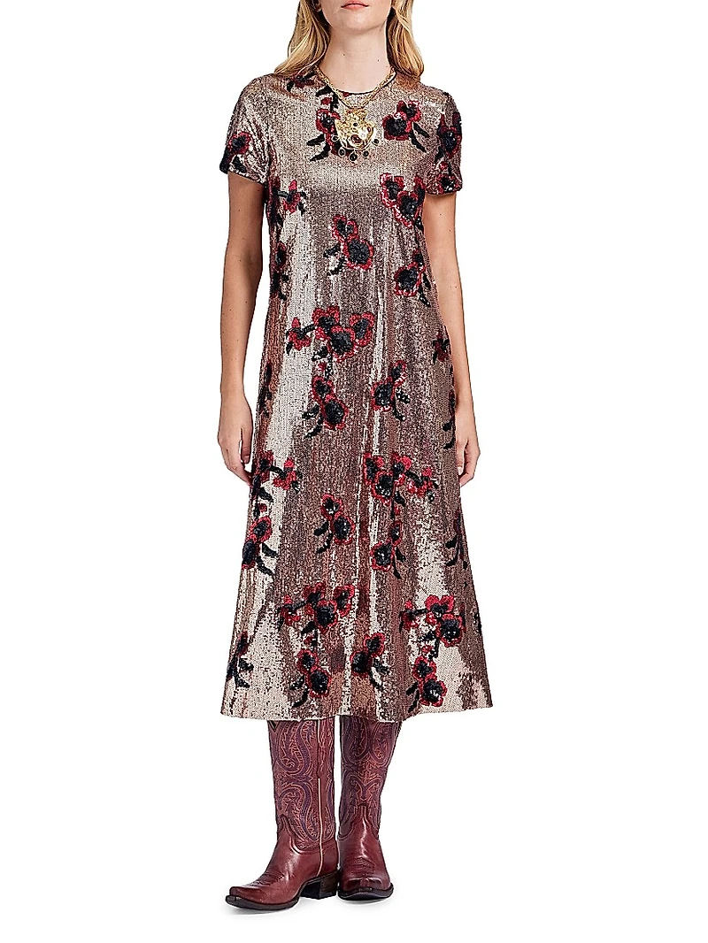 Super Midi Swing Dress