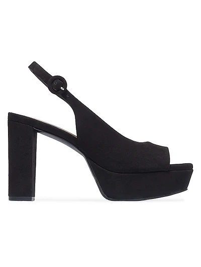 Vega Peep Toe Platform Pumps