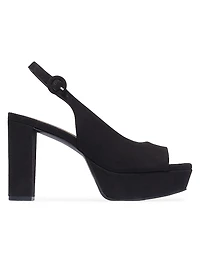 Vega Peep Toe Platform Pumps