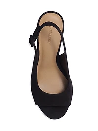 Vega Peep Toe Platform Pumps