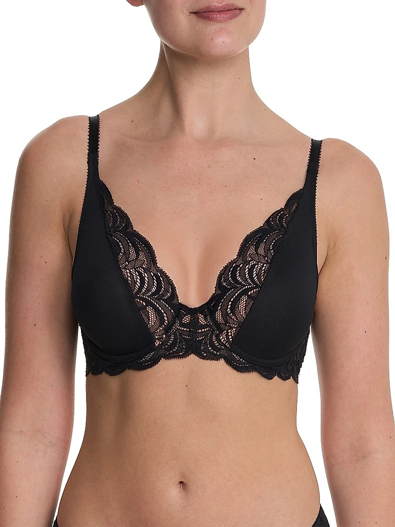 Persuasion Lace Convertible Plunge T-Shirt Bra