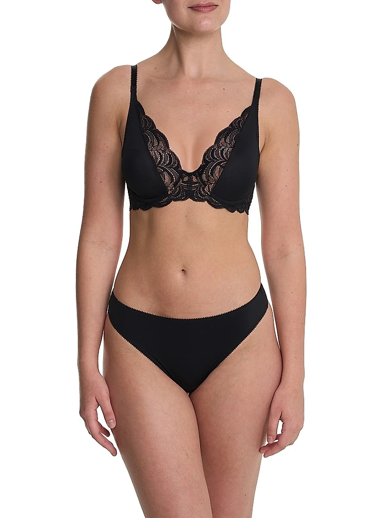 Persuasion Lace Convertible Plunge T-Shirt Bra