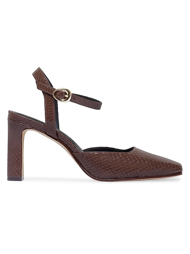 Gama Square Toe Pumps