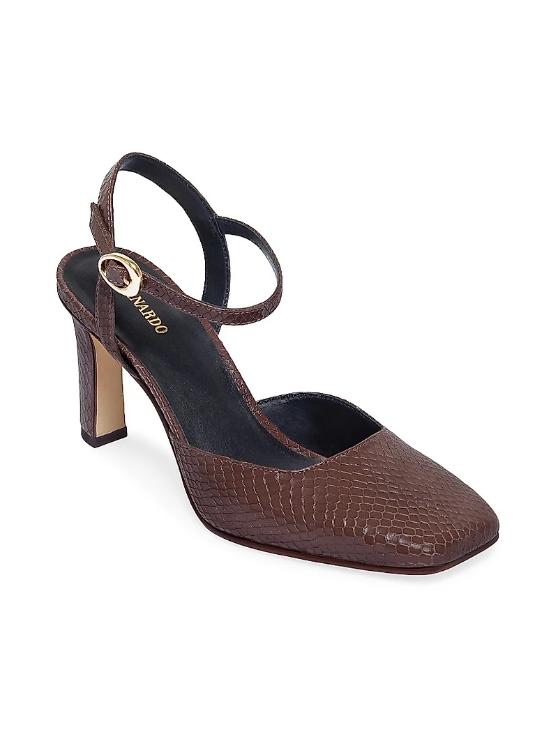 Gama Square Toe Pumps