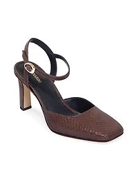 Gama Square Toe Pumps