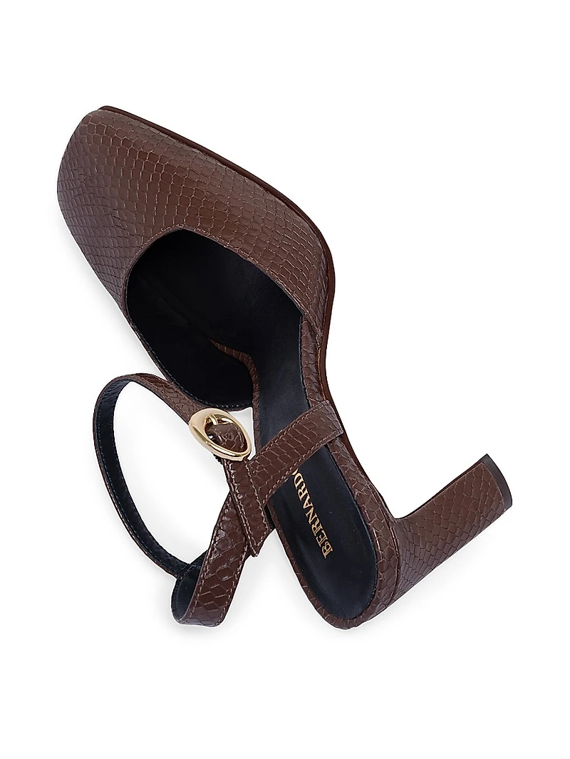 Gama Square Toe Pumps