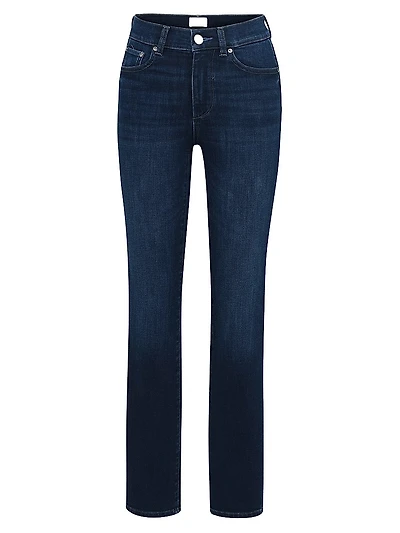 Mara Straight Mid Rise Instasculpt Ankle Jeans