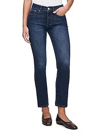Mara Straight Mid Rise Instasculpt Ankle Jeans