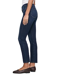 Mara Straight Mid Rise Instasculpt Ankle Jeans