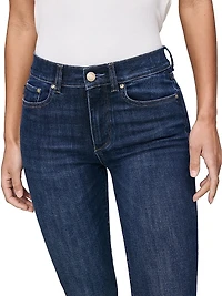 Mara Straight Mid Rise Instasculpt Ankle Jeans
