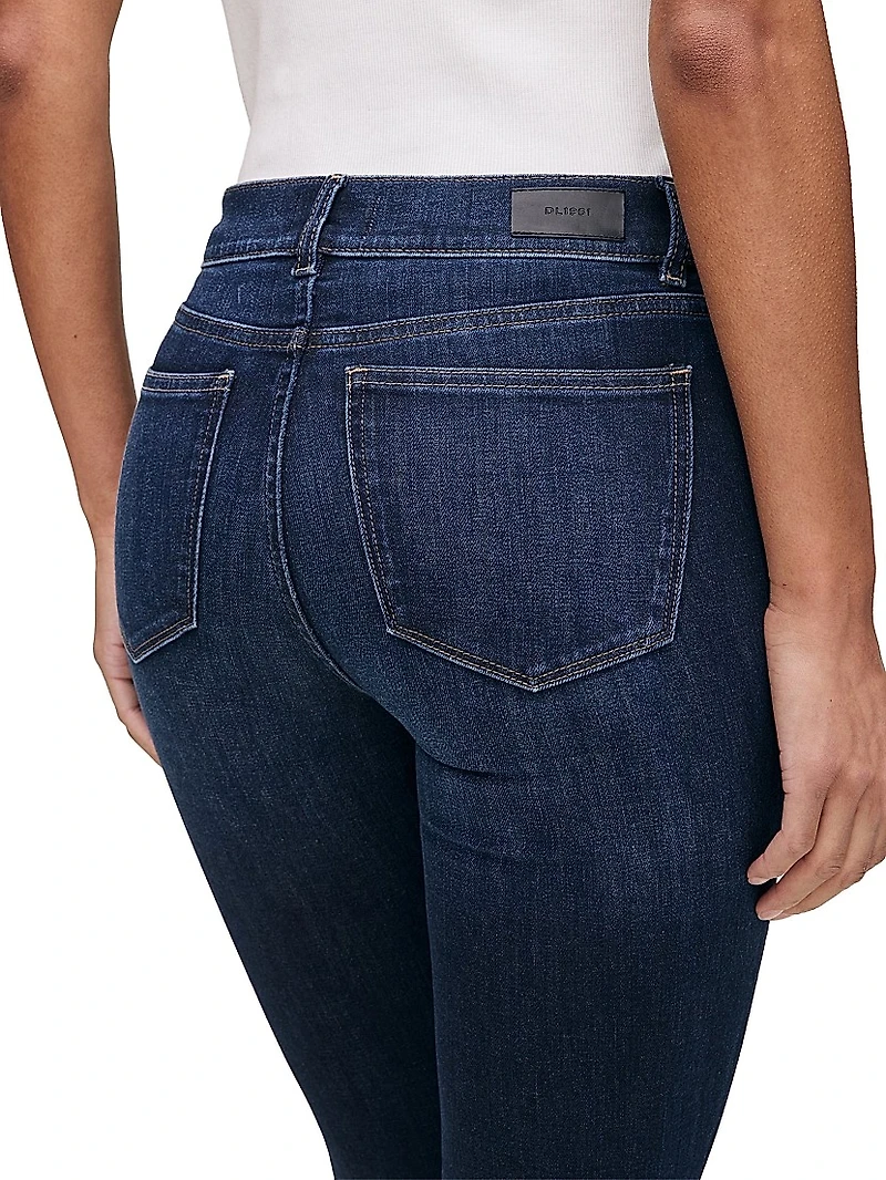 Mara Straight Mid Rise Instasculpt Ankle Jeans